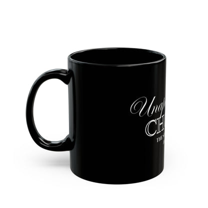 Unapologetically Chosen Black Mug