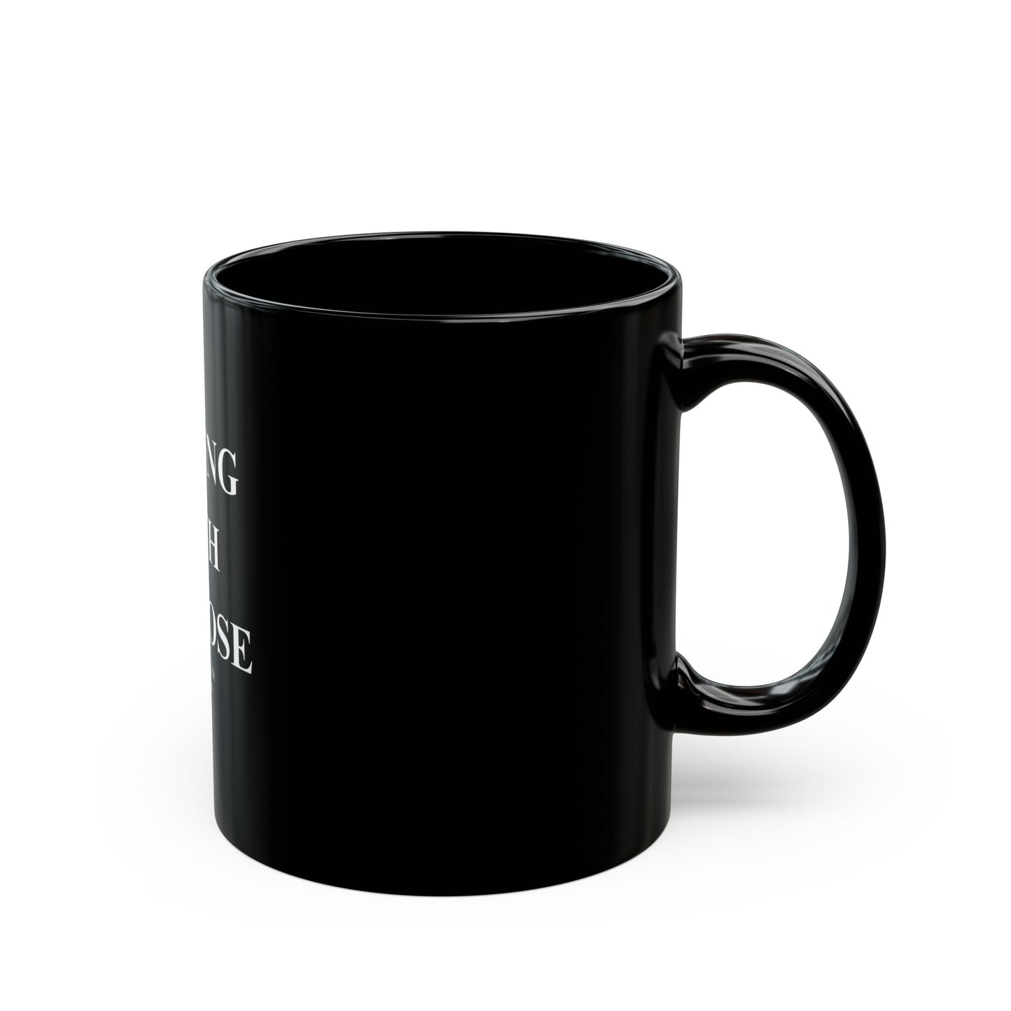 Raising With Purpose Black Mug