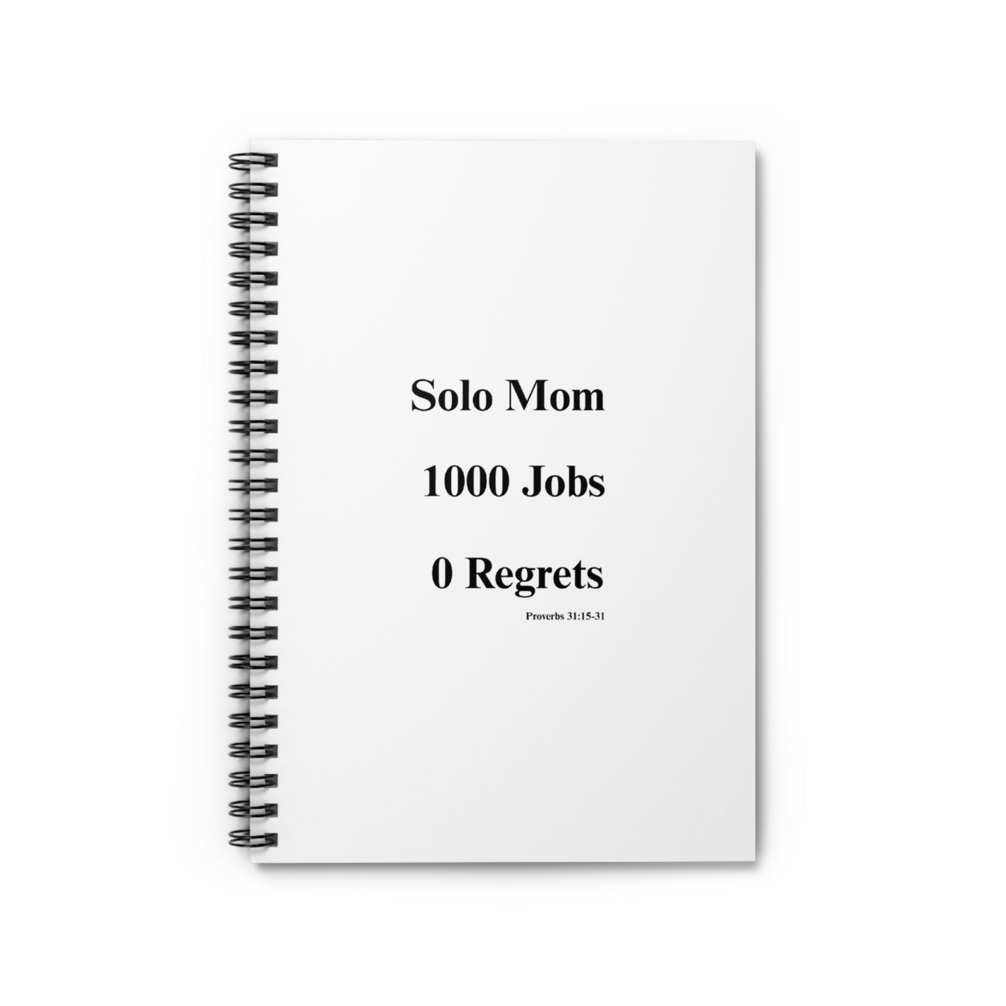 Solo Mom Notebook